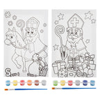 Grafix - Grafix Sinterklaas canvas schilderen op nummer