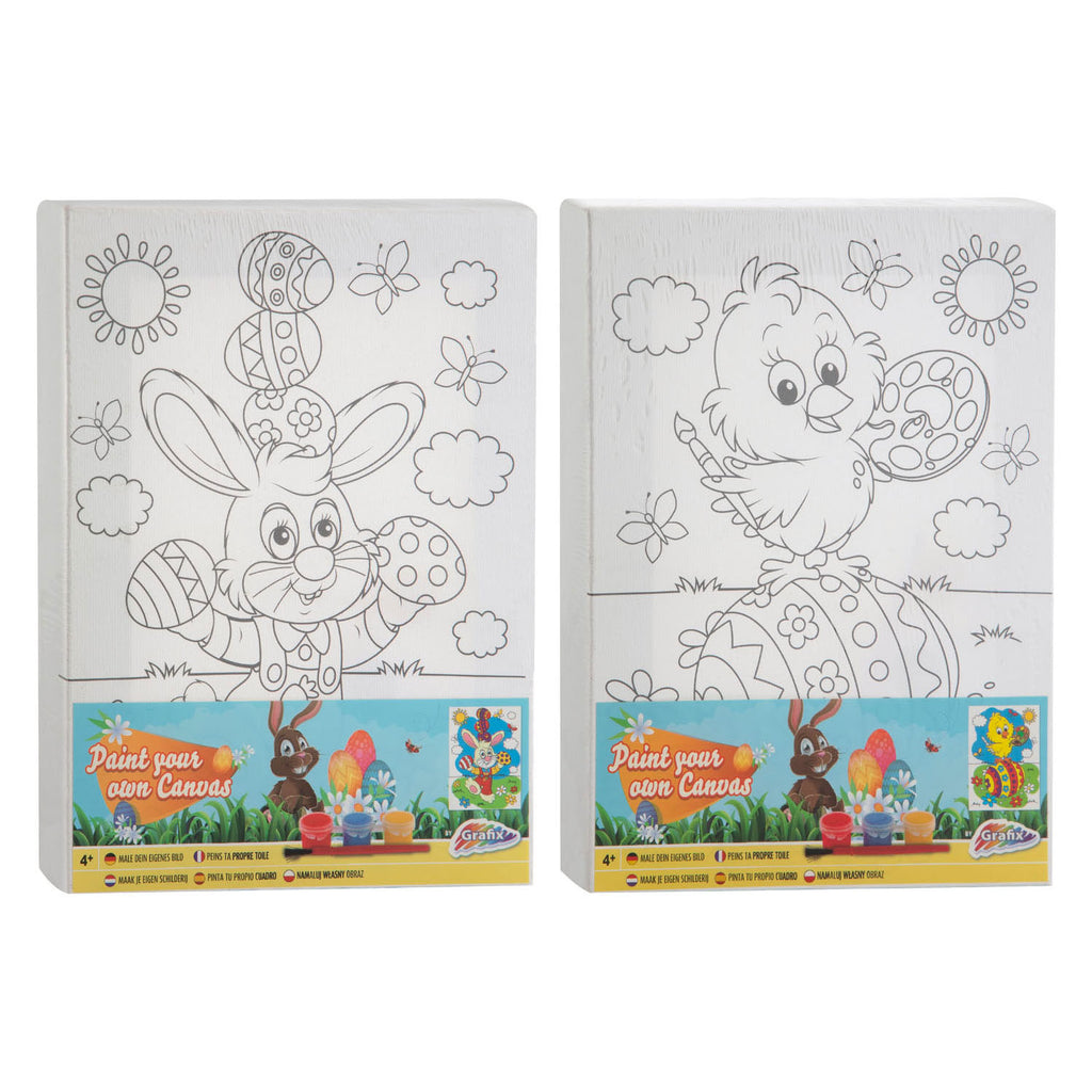 Creative Craft Group - Creative Craft Group Maak je eigen canvas schilderij pasen