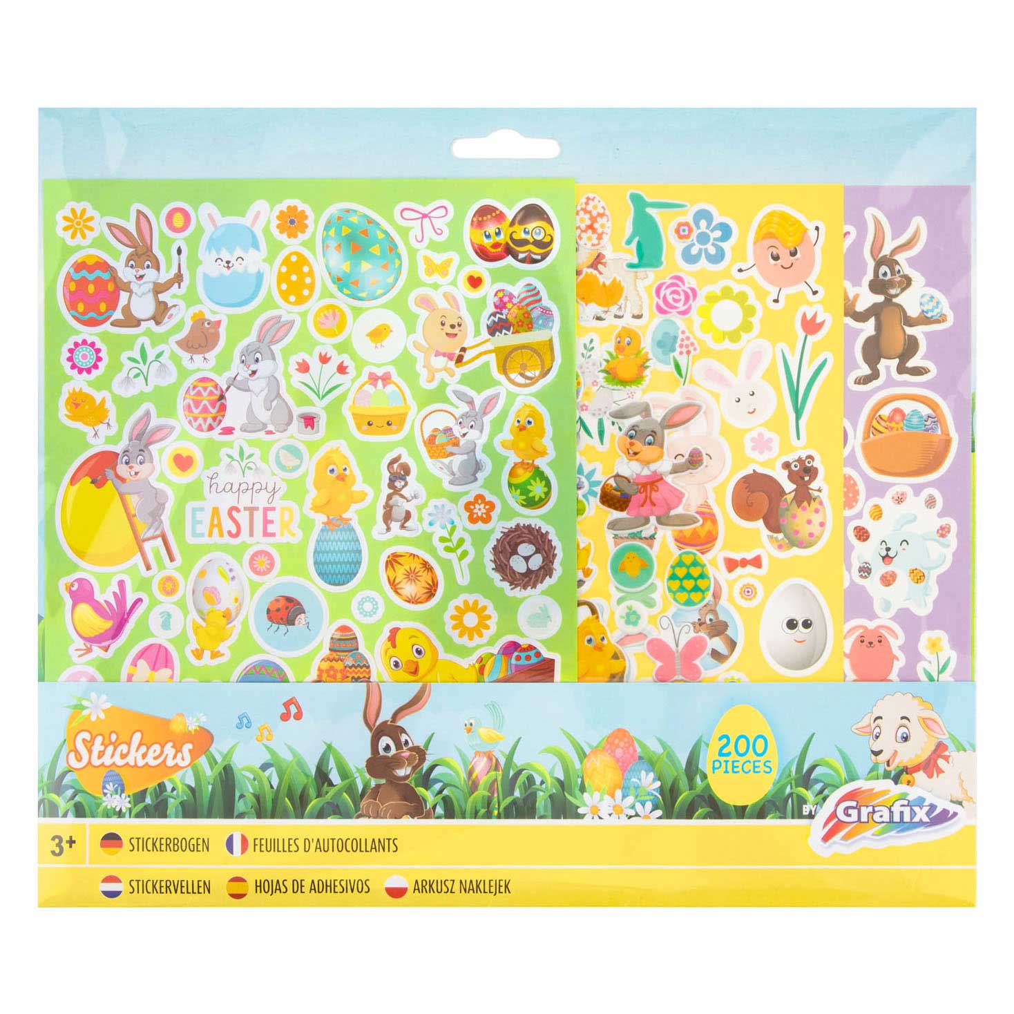Creative craft group stickerset pasen, 4 vellen