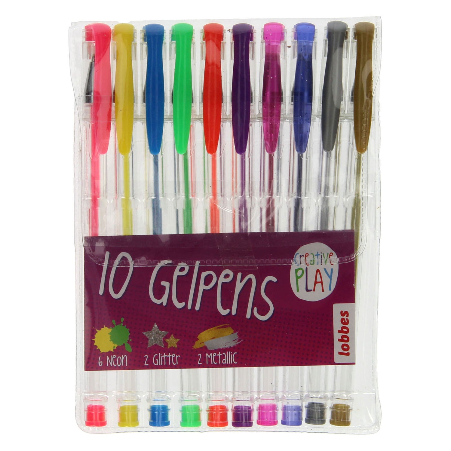 Lobbes - Lobbes gelpennen 10 stuks