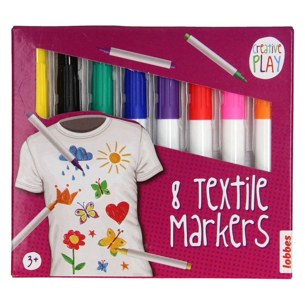 Lobbes - Lobbes textielmarkers 8st.