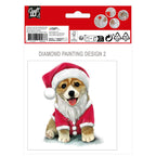 Grafix - Grafix Maak je eigen kerstkaarten diamond painting 2st.