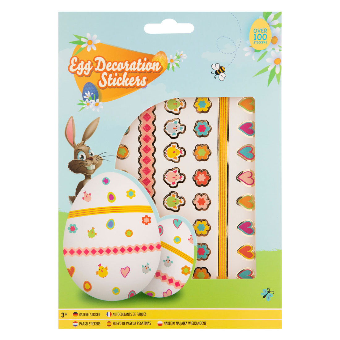 Grafix paasei versieren - decoratiestickers