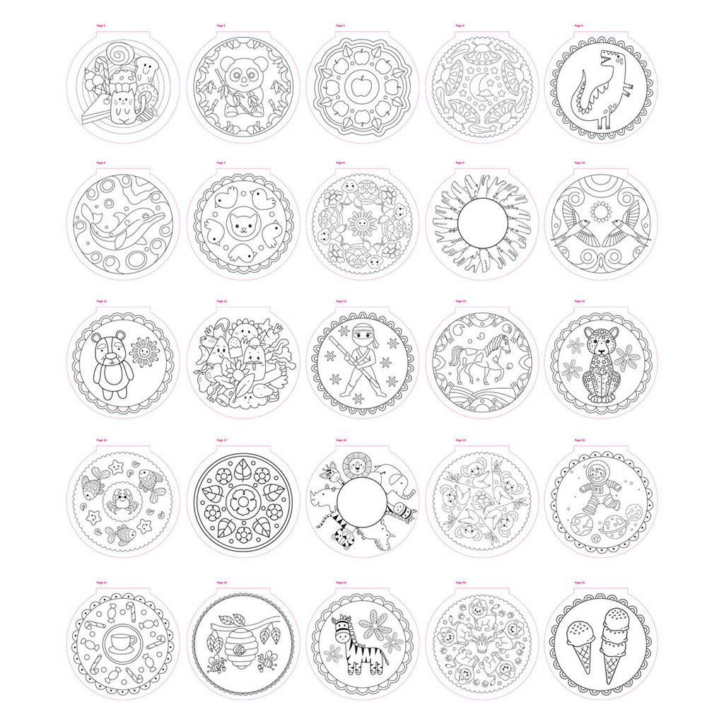 Creative craft group mandala kleurboek, 25 kleurplaten
