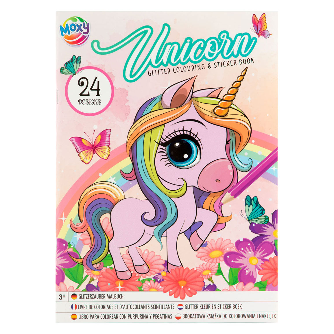Grafix - Grafix a4 glitter kleur- en sticker boek