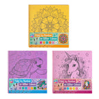 Creative Craft Group - Creative Craft Group Schilderen op nummer glitter canvas 9 delig