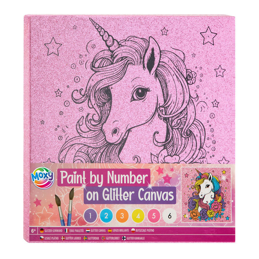 Grafix moxy schilderen op nummer glitter