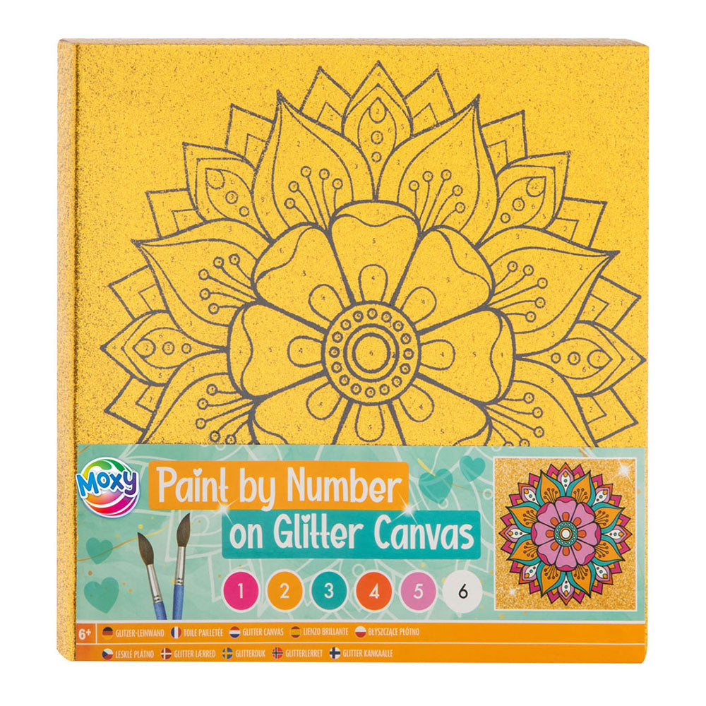 Grafix moxy schilderen op nummer glitter