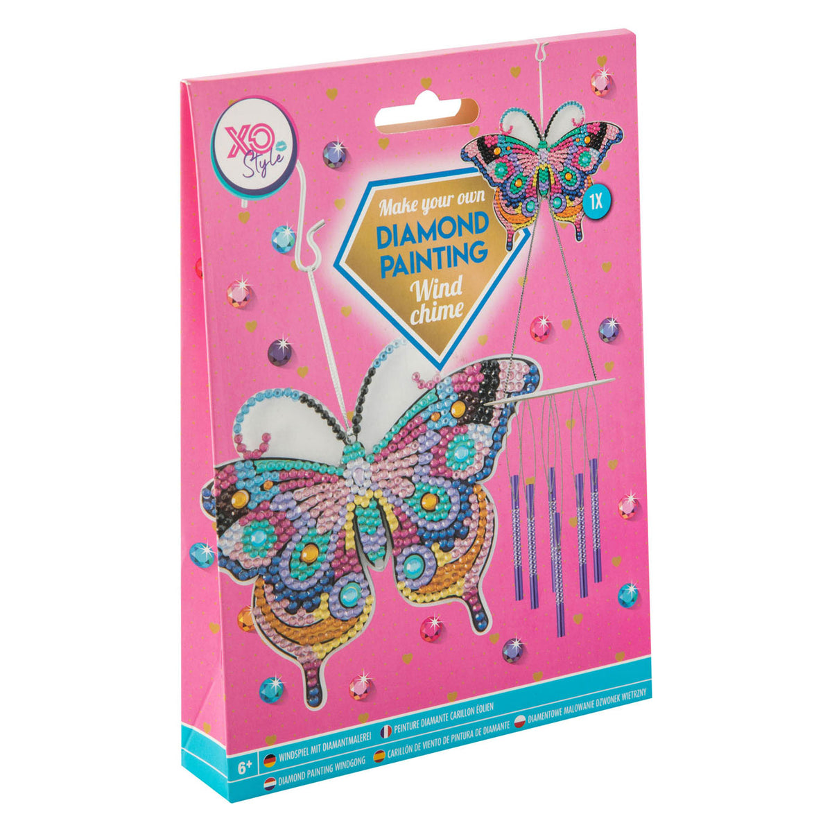 Creative craft group diamond painting windgong dier