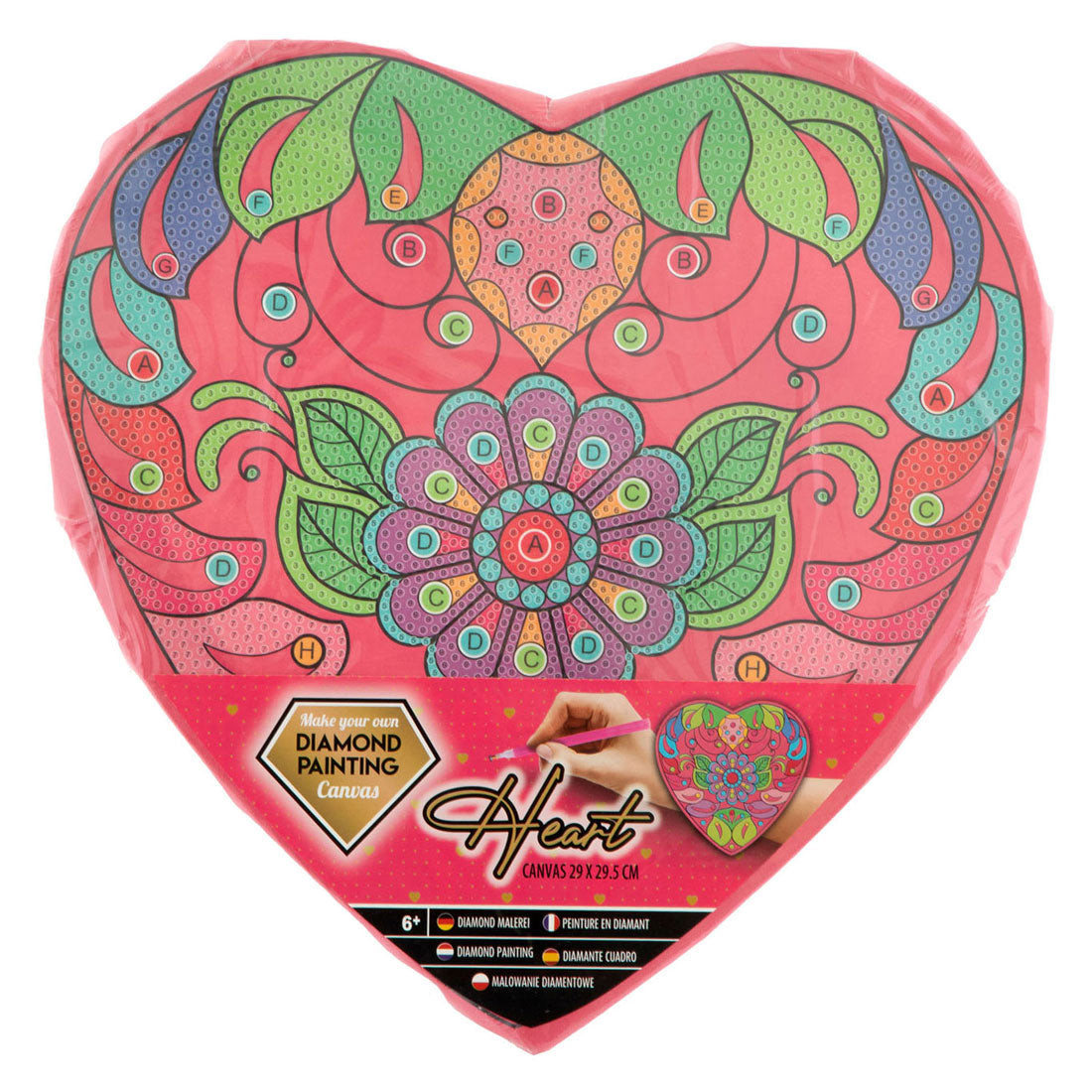 Creative Craft Group - Creative Craft Group Diamond painting hart canvas