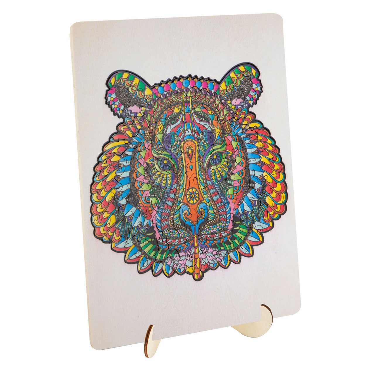 / Sans Marque - / Sans Marque Houten legpuzzel tijger 130st.