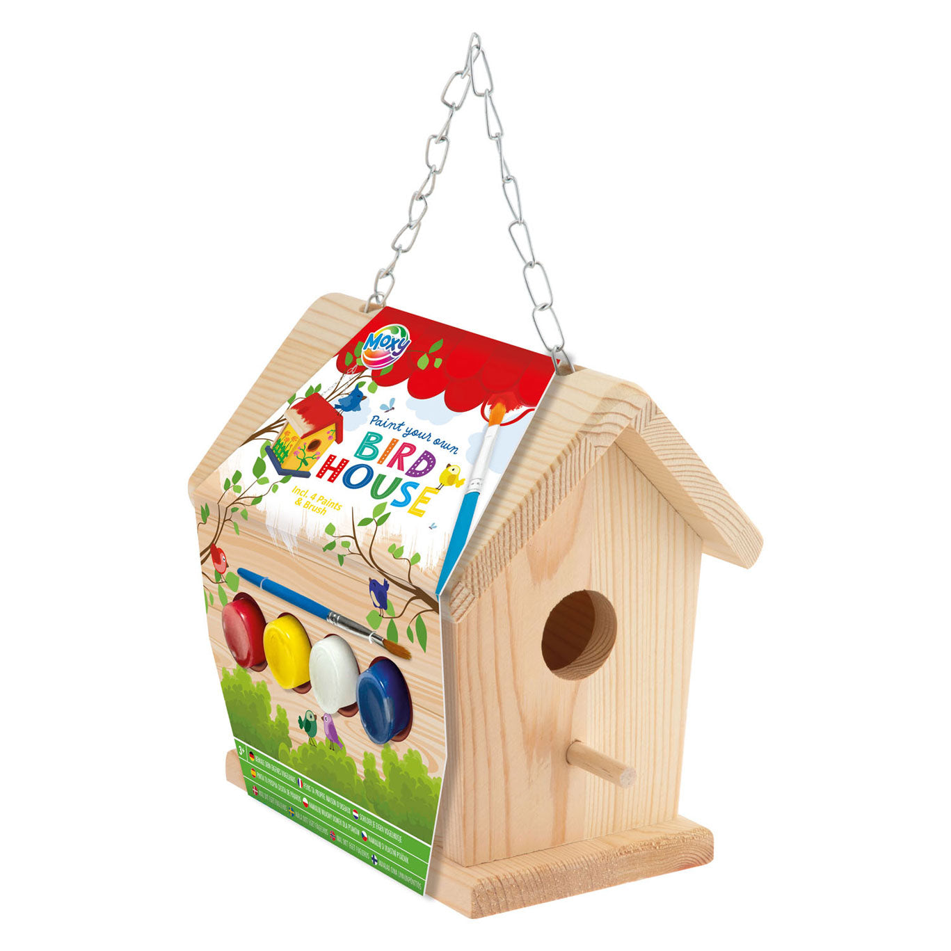 Creative Craft Group - Creative Craft Group Schilder je eigen vogelhuisje verfset