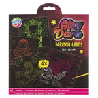 Grafix scratch kaarten glow in the dark