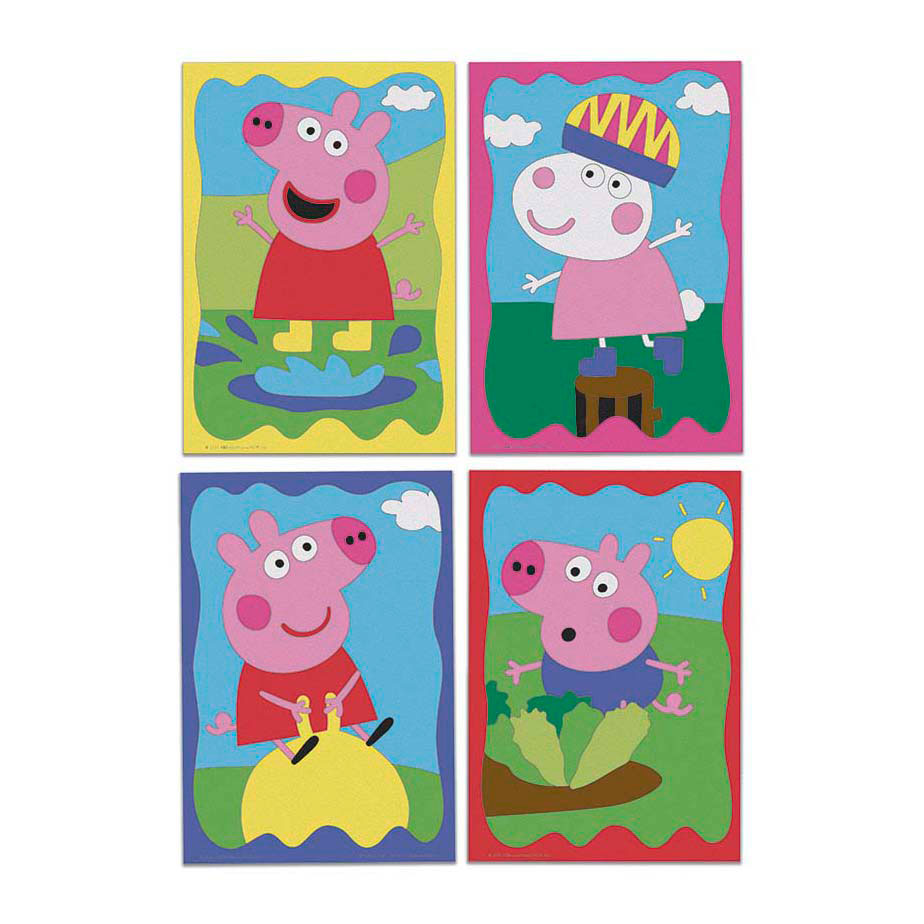 Moxy peppa zand schilderijen