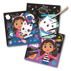 Moxy scratch kaarten gabby's poppenhuis set, 7dlg.