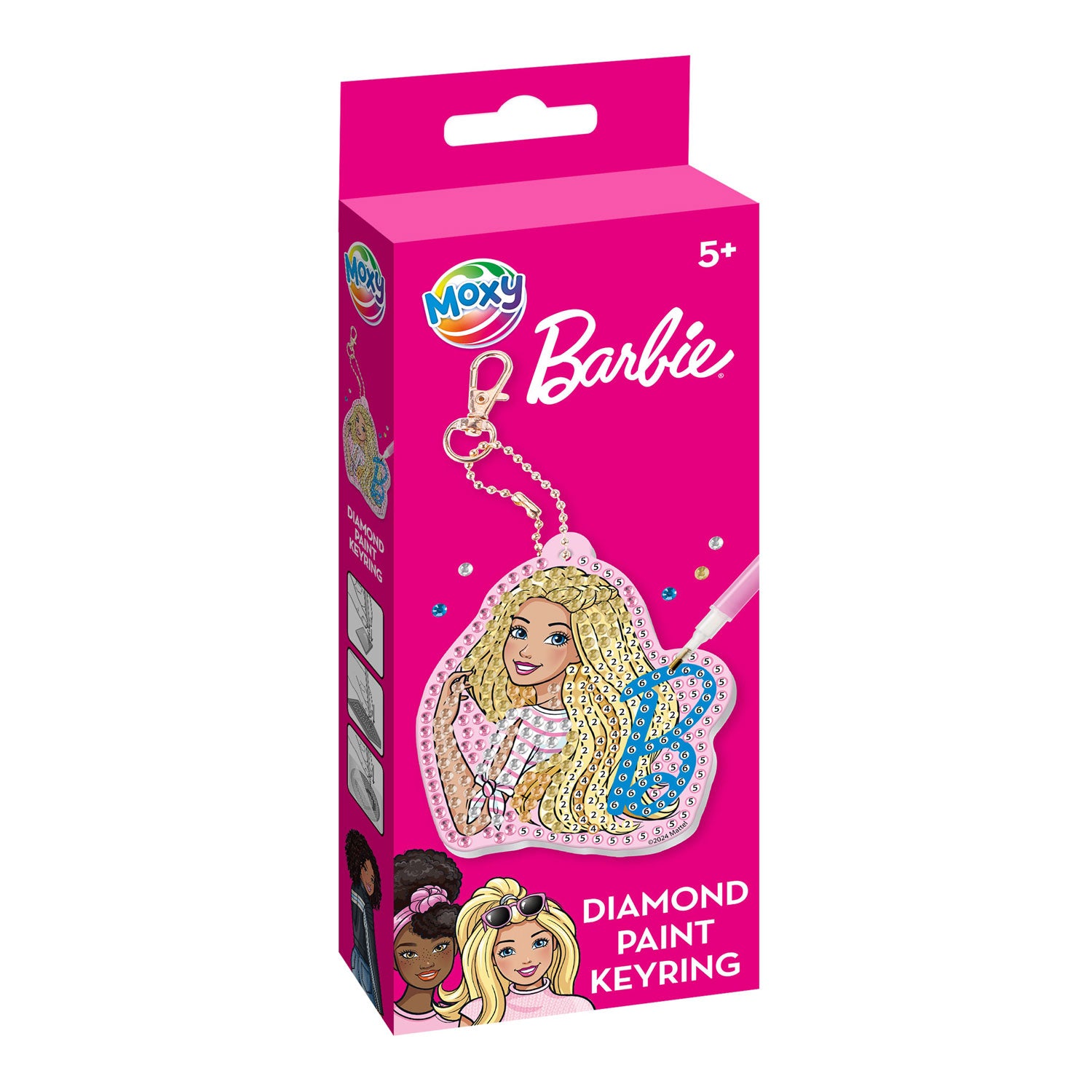 Creative Craft Group - Creative Craft Group Maak je eigen diamond paining sleutelhanger barbie
