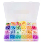 Creative Craft Group - Creative Craft Group Pony beads & accessoires in opbergdoos 18 kleuren