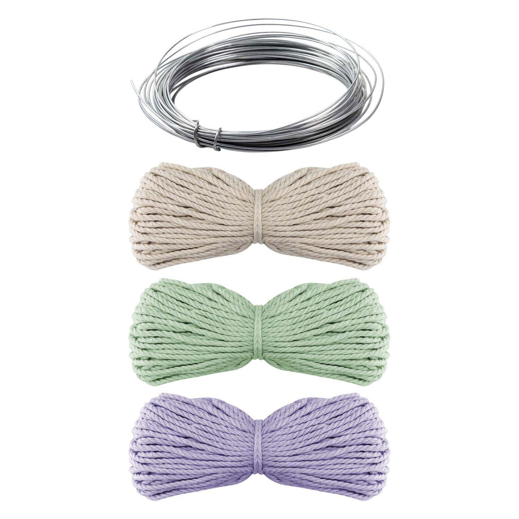 Creative craft group macrame flessen decoreren met bloemen