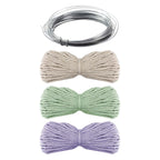 Creative craft group macrame flessen decoreren met bloemen