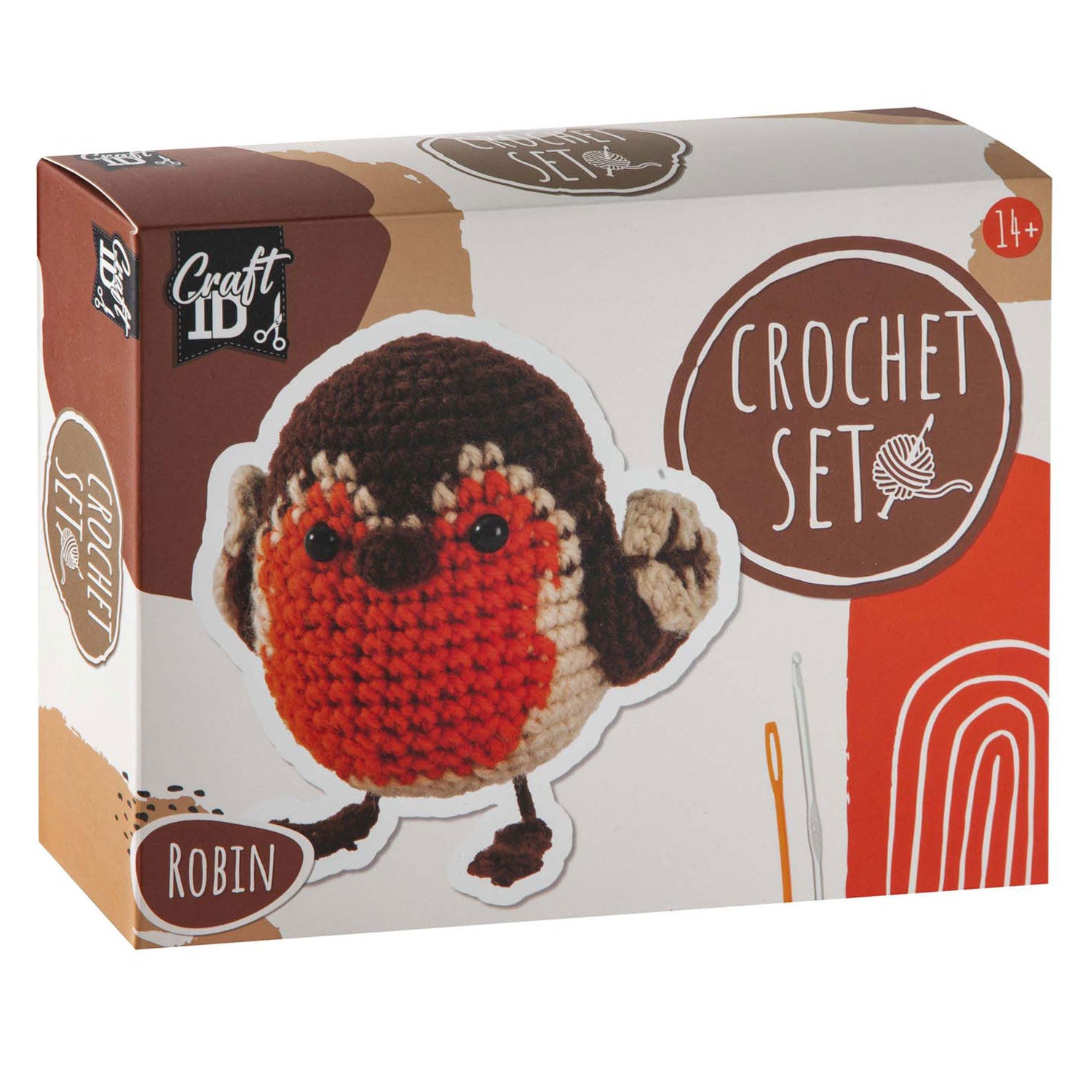 Creative craft group haakpakket roodborstje - incl. naald en draad