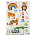Creative Craft Group - Creative Craft Group Gekleurd karton a3 10 vellen - 10 kleuren 300 gsm