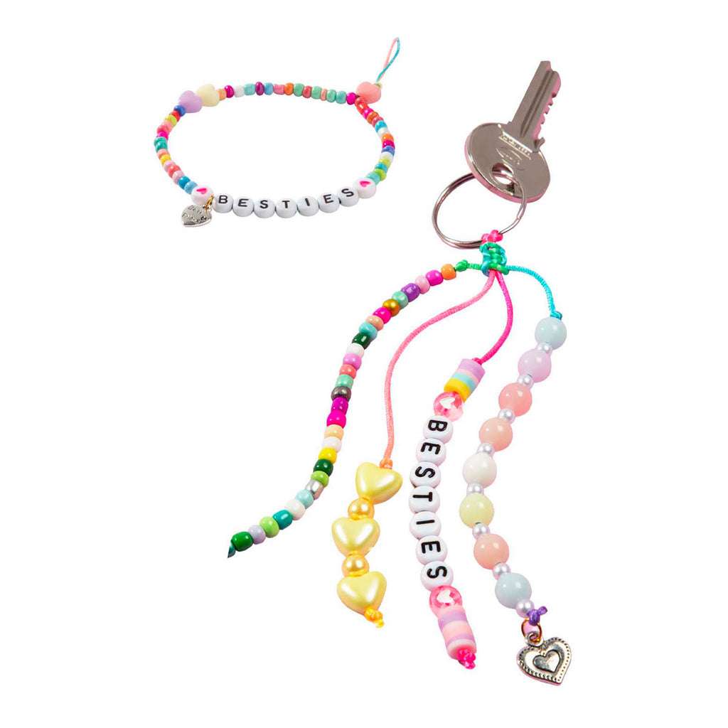 Besties - myo sieraden- & accessoireset sleutelhanger met armbandje