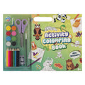 Creative Craft Group - Creative Craft Group Kleur en activiteitenboek dieren - inclusief verf potloden schaar en stickers