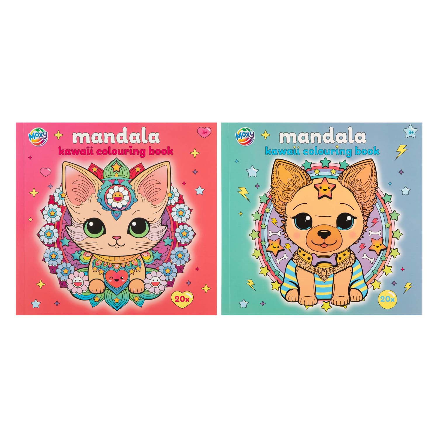 Creative craft group mandala kawaii kleurboek - 20 vellen