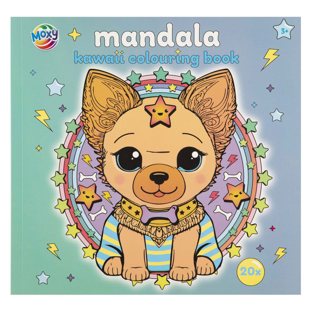 Moxy - Moxy kleurboek mandala kawaii 20p