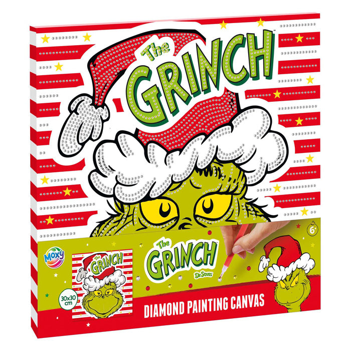Creative Craft Group - Creative Craft Group Diamond painting canvas the grinch - 30x30cm