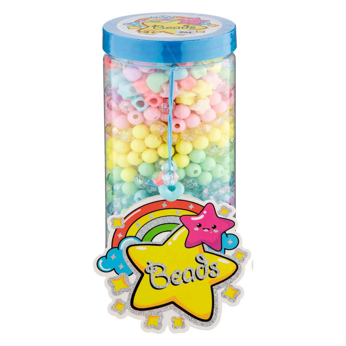 Creative Craft Group - Creative Craft Group Regenboogkleurige kralen in pot