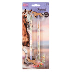 Moxy horse potloden 2 stuks met topper 3 ass