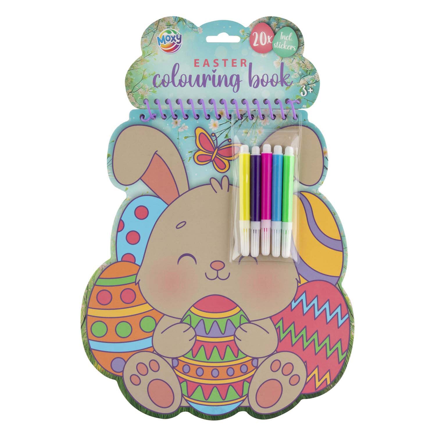Creative Craft Group - Creative Craft Group Kleurboek pasen met 5 stiftjes