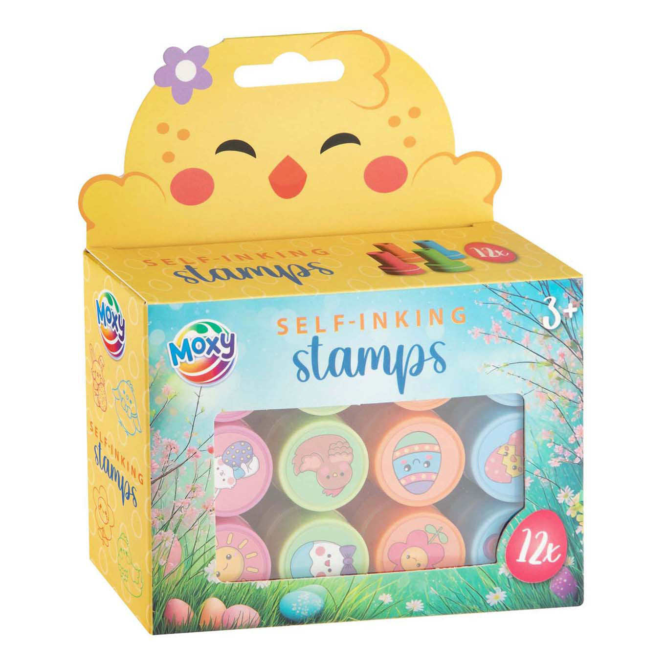 Creative Craft Group - Creative Craft Group Zelfinktende stempels pasen - 12 stuks