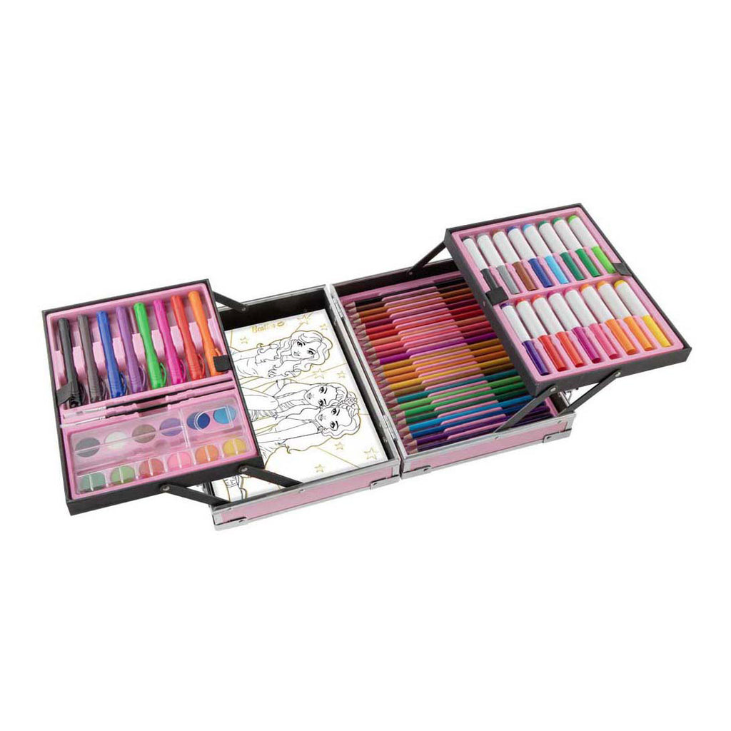 BESTIES - BESTIES metalen kleurkoffer incl. canvas