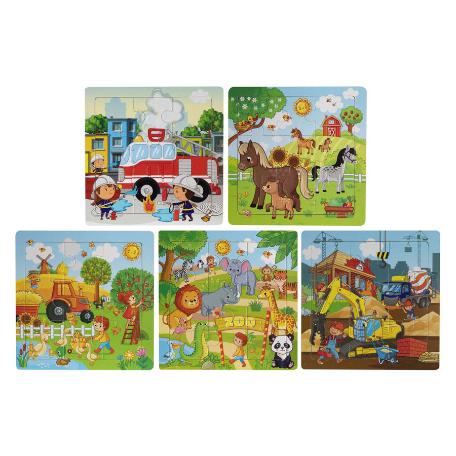 Creative Craft Group - Creative Craft Group Houten uitdeelpuzzeltjes - 15st.