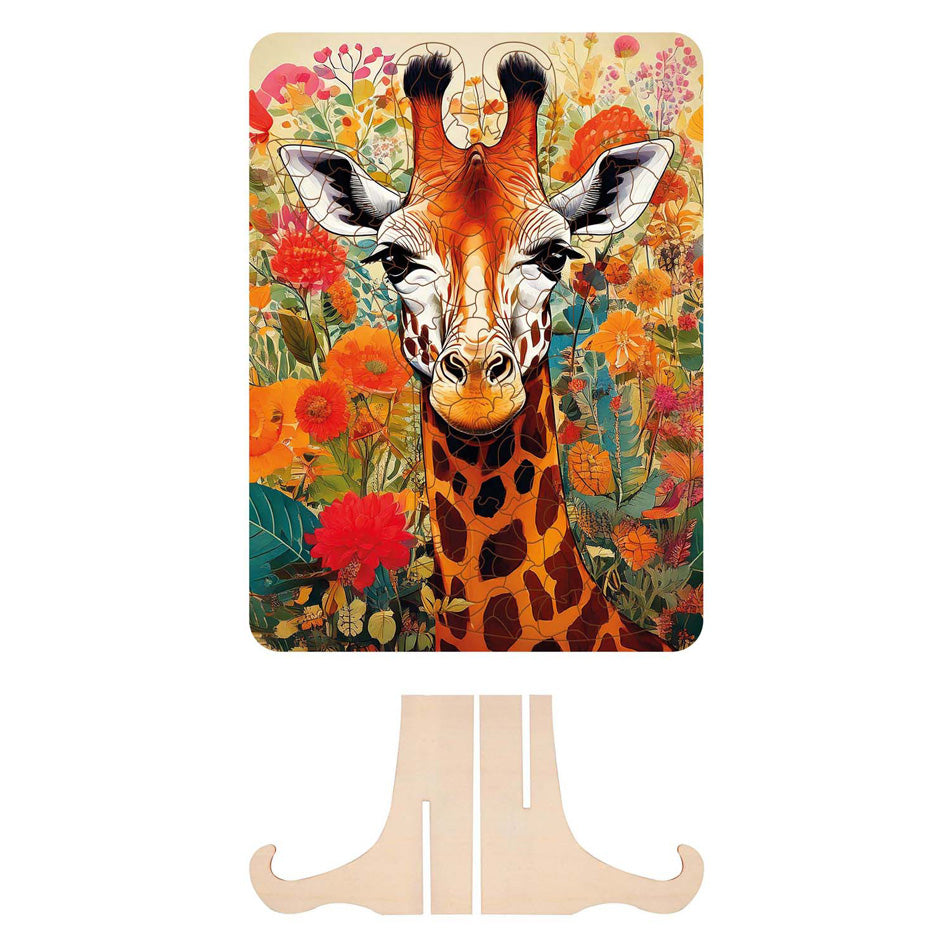 Moxy - Moxy houten puzzel giraffe unieke vormen