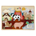 Creative Craft Group - Creative Craft Group Houten 3d puzzel boerderij - 7st.