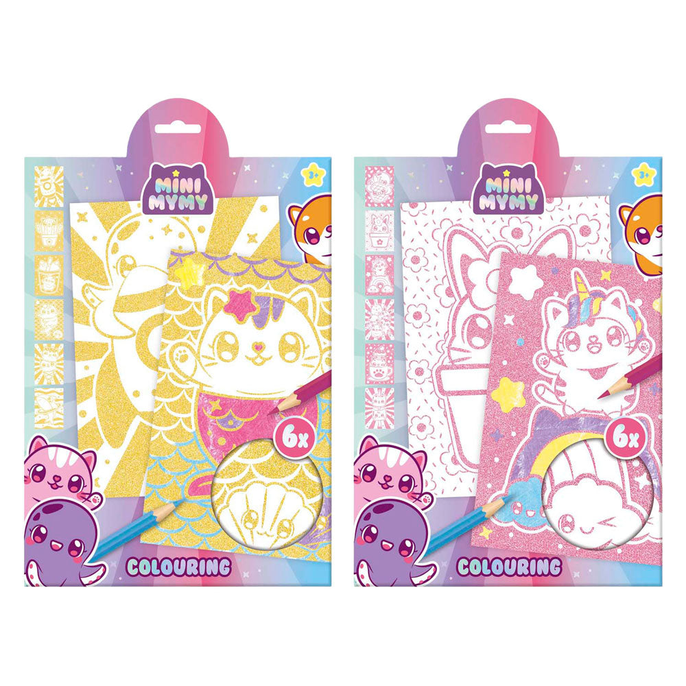 Creative Craft Group - Creative Craft Group Mini mymy glitter kleurpapier a4