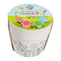 Creative Craft Group - Creative Craft Group Verf-je-eigen bloempot - incl. 4 verfkleuren & 1 kwast