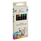 Creative Craft Group - Creative Craft Group Nassau glas- & porseleinmarkers - 6 stuks