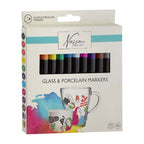 Creative Craft Group - Creative Craft Group Nassau glas- & porseleinmarkers - 12 stuks