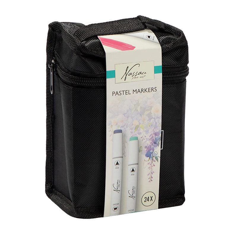 Creative Craft Group - Creative Craft Group Nassau pastel markers - 24 stuks