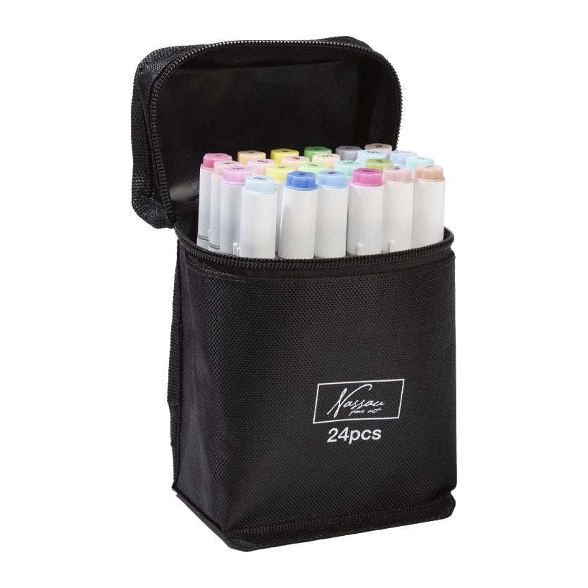 Creative Craft Group - Creative Craft Group Nassau pastel markers - 24 stuks