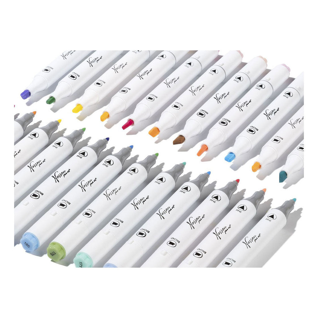 Creative Craft Group - Creative Craft Group Nassau pastel markers - 24 stuks