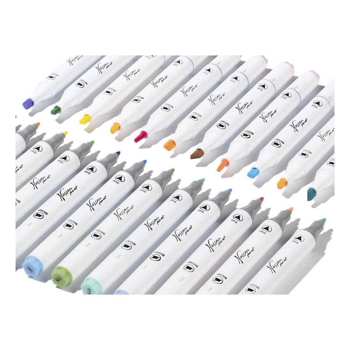 Creative Craft Group - Creative Craft Group Nassau pastel markers - 24 stuks