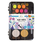 Creative Craft Group - Creative Craft Group Nassau aquarel verfset met palet - 36 kleuren