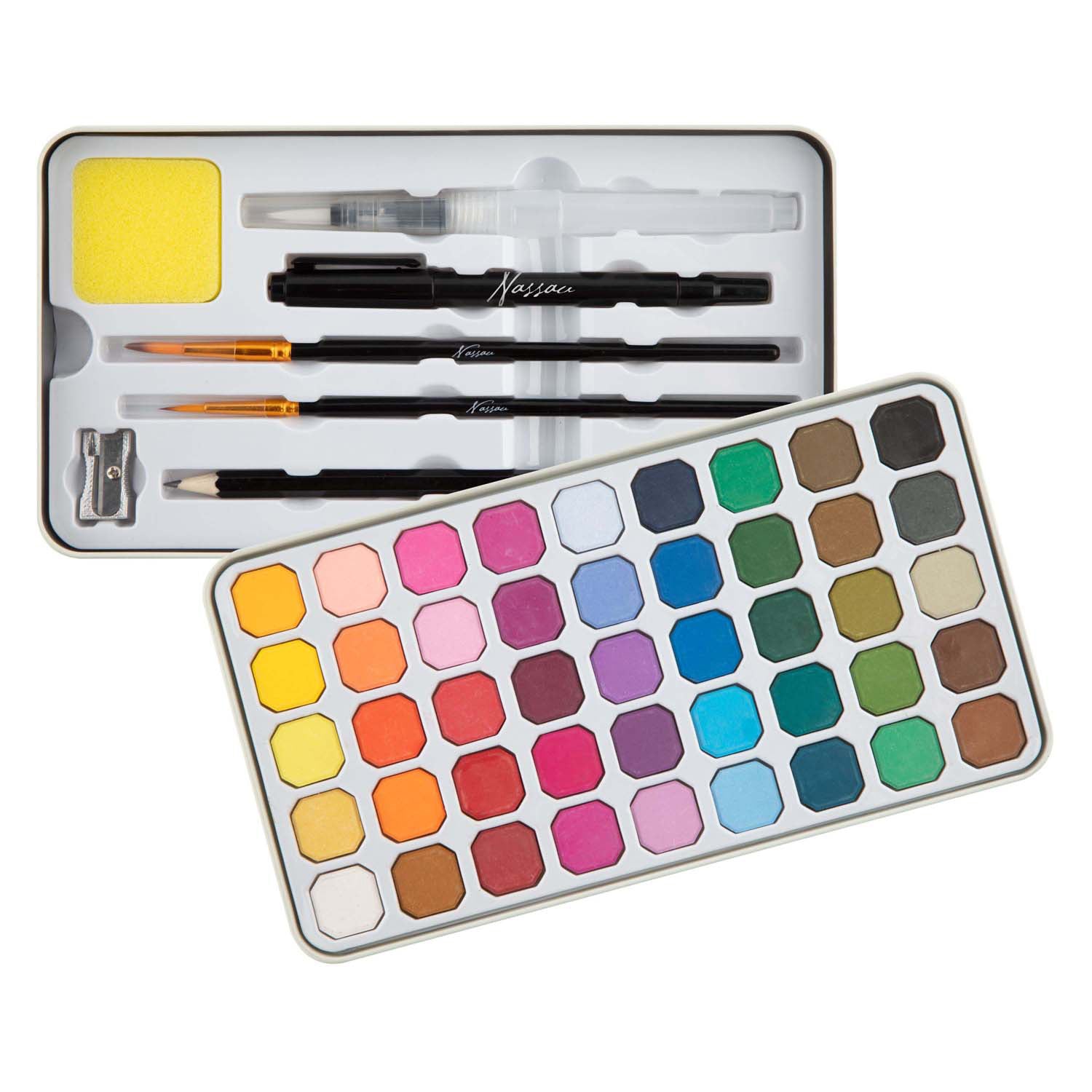 Creative Craft Group - Creative Craft Group Nassau luxe aquarel verfset - 45 kleuren