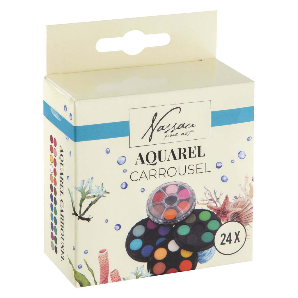 Creative Craft Group - Creative Craft Group Nassau aquarel carrousel - 24 kleuren