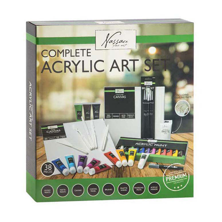 Creative Craft Group - Creative Craft Group Nassau complete acryl set - 38dlg.
